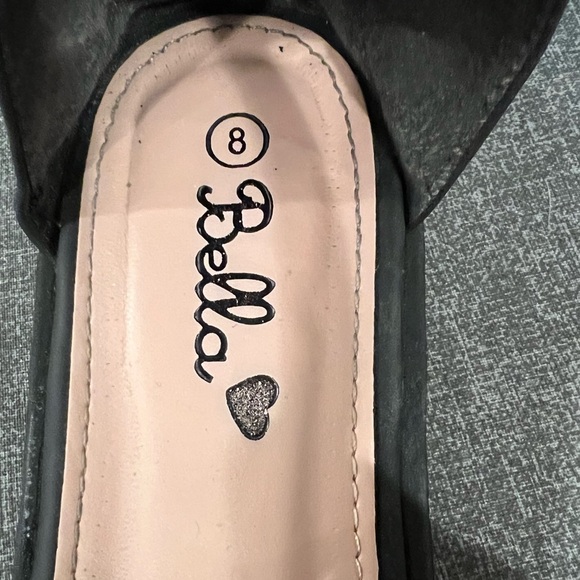 BELLA Black suede Women's block heel Sandals/size 8 - Picture 16 of 16